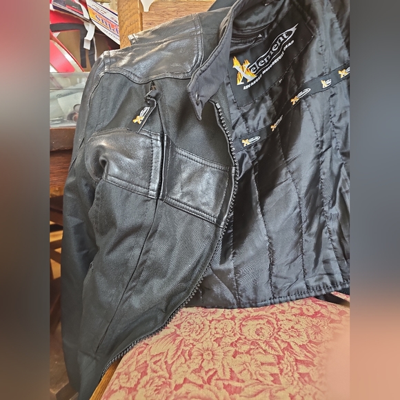 Leather Riding Coat X-element - Picture 2 of 3